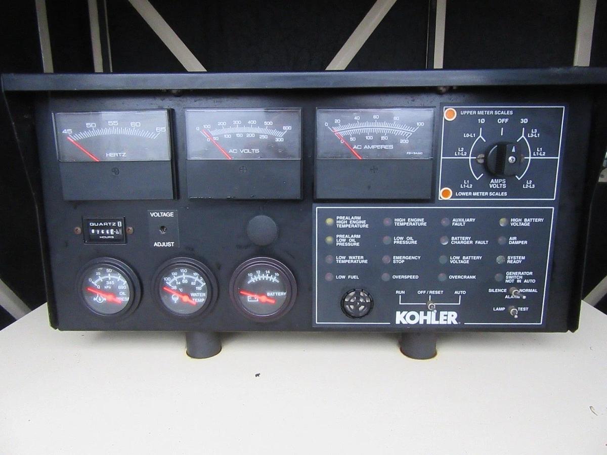 Used 40KW DIESEL GENERATOR  KOHLER 120/208V JOHN DEERE ENCLOSED VIDEO WE SHIP 40 KW