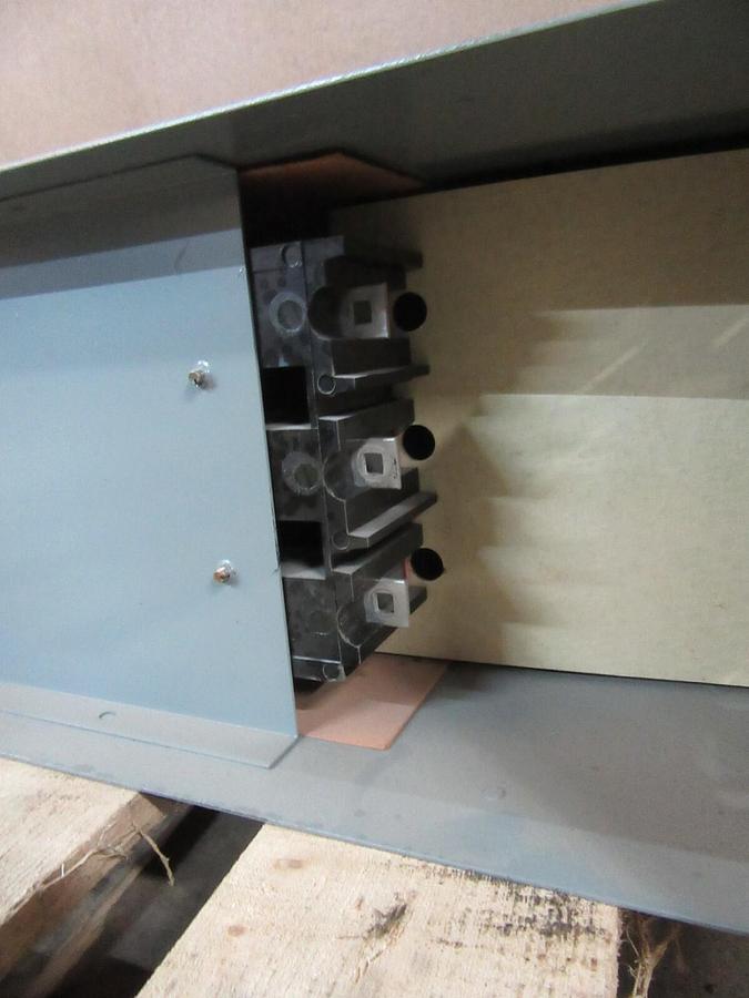 Used WETINGHOUSE FUSE PANELBOARD SWITCH FDPS363R 100 AMP 600 VAC 75 HP 3-POLE