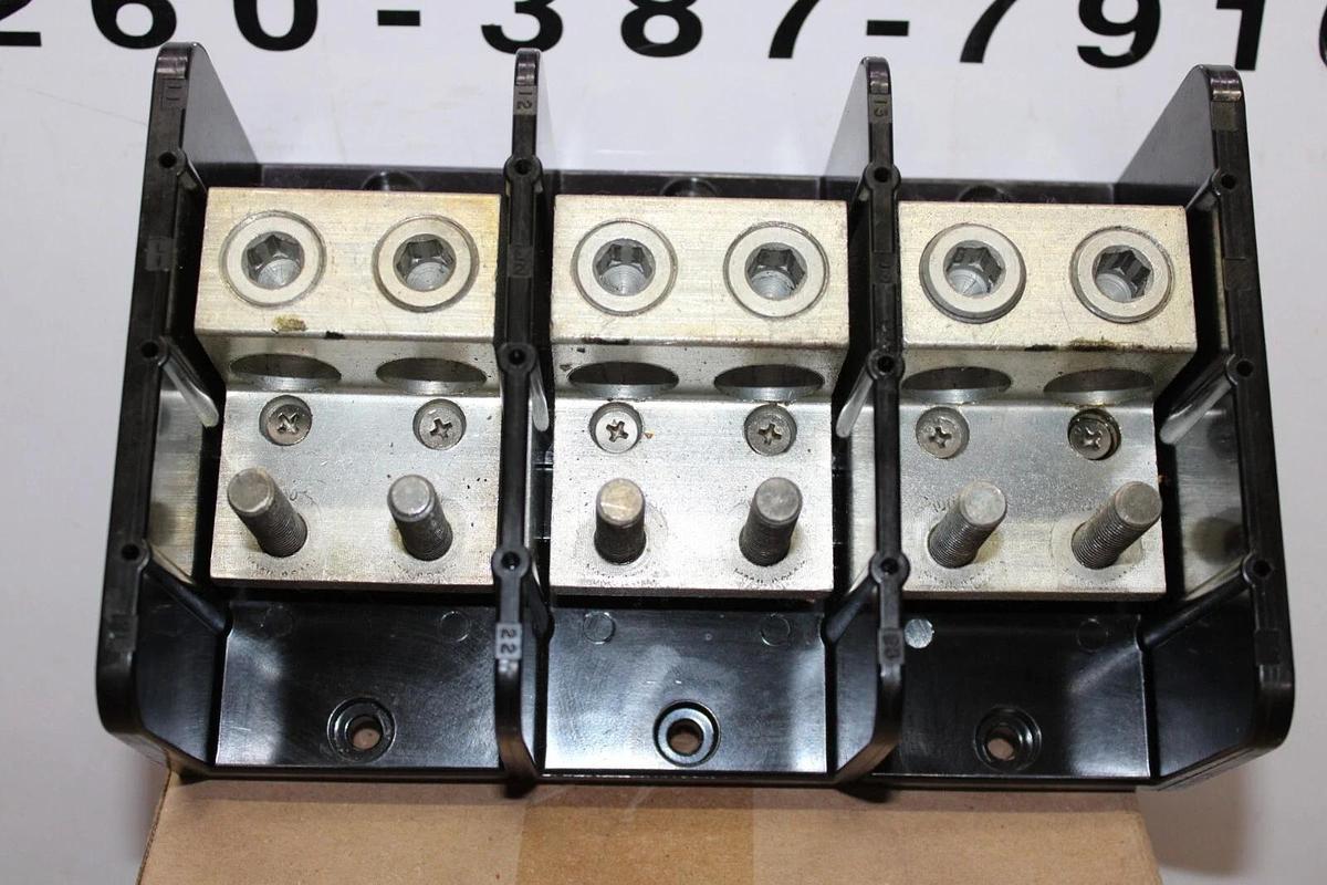 Used MARATHON DISTRIBUTION LUG SET 1453599 600 VAC 760 AMP 500 MCM - 3/8-16 STUD