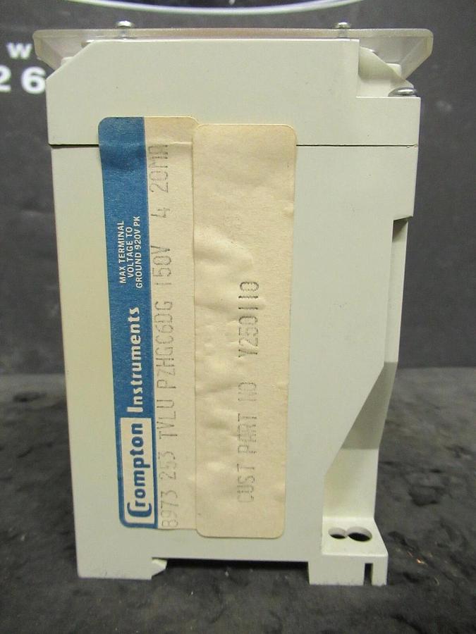 Used CROMPTON PALADIN INSTRUMENTS 253-TVLU TRIP TANSDUCER RELAY 120 V 253-TVLU-PQHG