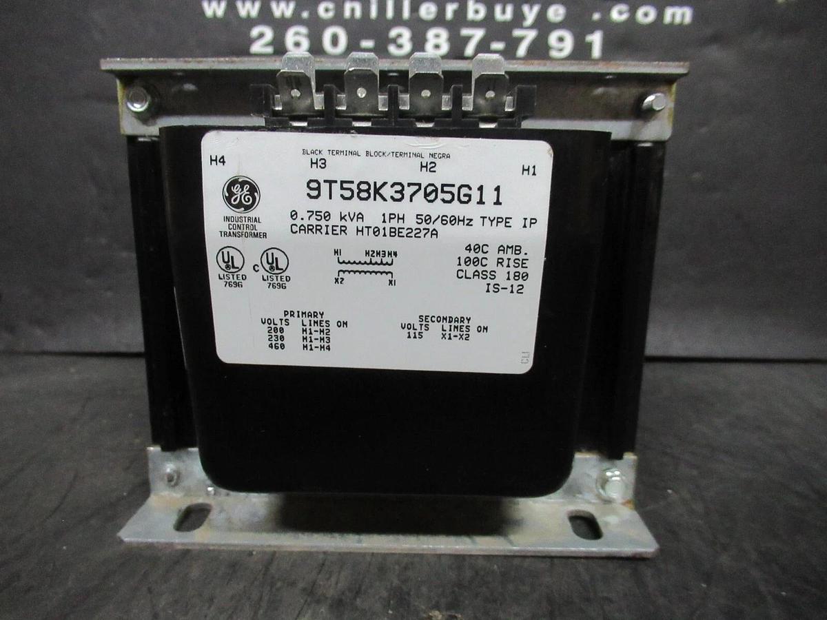 Used GE TRANSFORMER 9T58K3705G11 PRI: 460 V SEC: 115 V 750 VA 1-PHASE **WARRANTY**