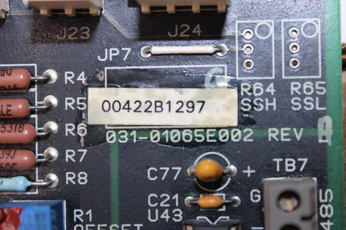 Used YORK HVAC CHILLER CONTROL CIRCUIT BOARD 031-01065E002 REV. A *WARRANTY INCLUDED*