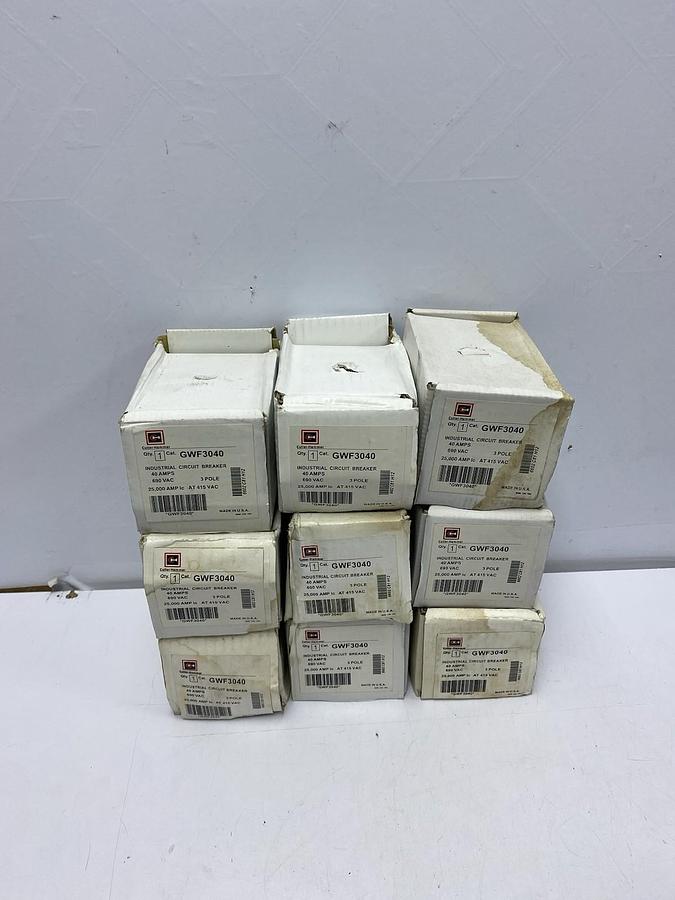 Used LOT OF 2 CUTLER HAMMER EHD1020 20 AMP 277 VAC SINGLE POLE *WARRANTY*