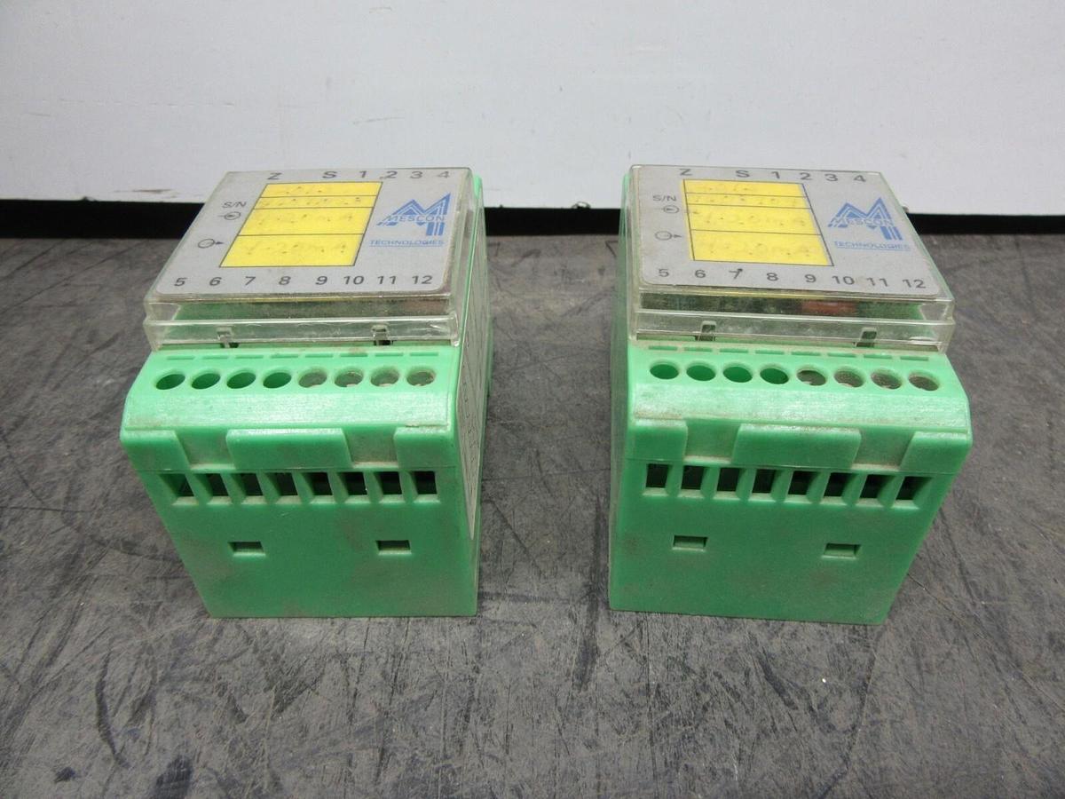Used MESCON TEMPERATURE TRANSMITTER 20/3 4-20 mA **WARRANTY INCLUDED**