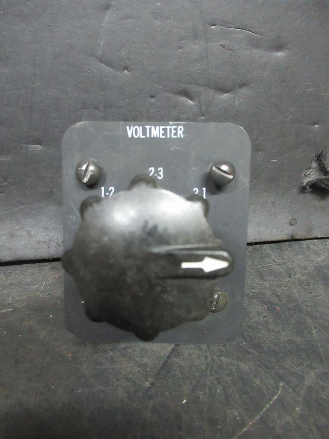 Used ELECTROSWITCH SERIES 31 CONTROL SWITCH 3104C 3-PHASE 125-600 VAC 10-3 AMP