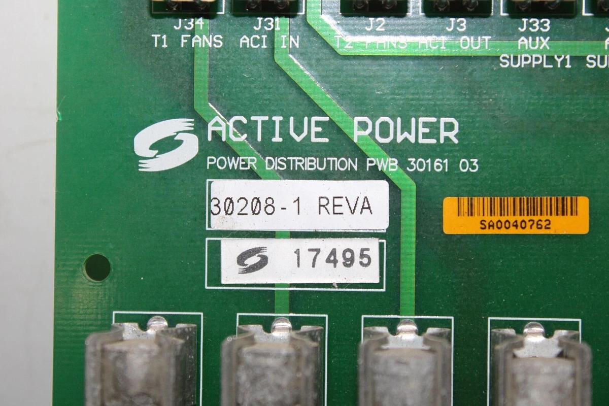 Used ACTIVE POWER POWER DISTRIBUTION 30161-03 30208-1 REV. A **WARRANTY INCLUDED**