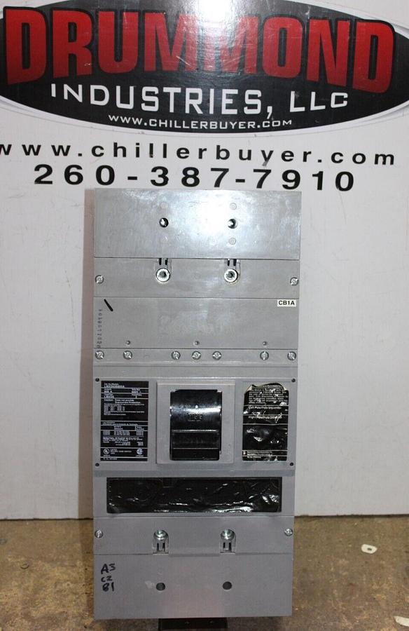 Used SIEMENS CIRCUIT BREAKER LMXD63S800A 800 AMP 600 VAC 3-POLE LMXD6