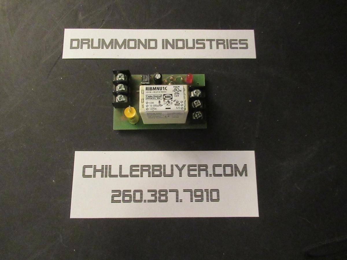 Used FUNCTIONAL DEVICES RELAY CIRCUIT BOARD 680963A RIBMNU1C **WARRANTY INCLUDED**
