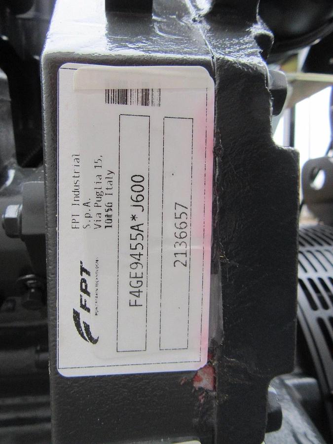 Used NEW 60 KW DIESEL GENERATOR FPT F4GE9455 DIESEL 277/480 VOLT RE-CONNECTABLE