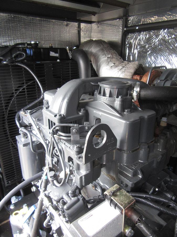 Used 50 KW DIESEL GENERATOR GENERAC 120/240V FPT BRAND NEW SOUND ENCLOSED VIDEO 50 KW