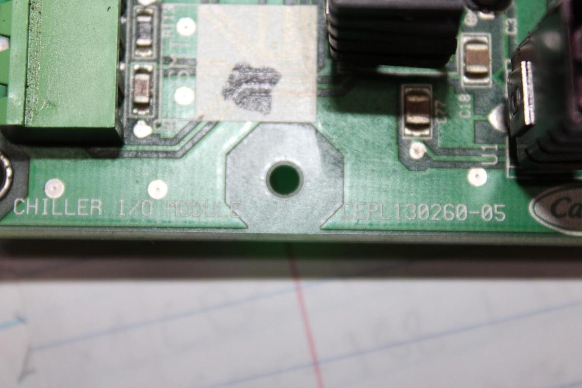 Used CARRIER CHILLER I/O CIRCUIT BOARD CEPL130260-05 CEBD430260-06 REV. A