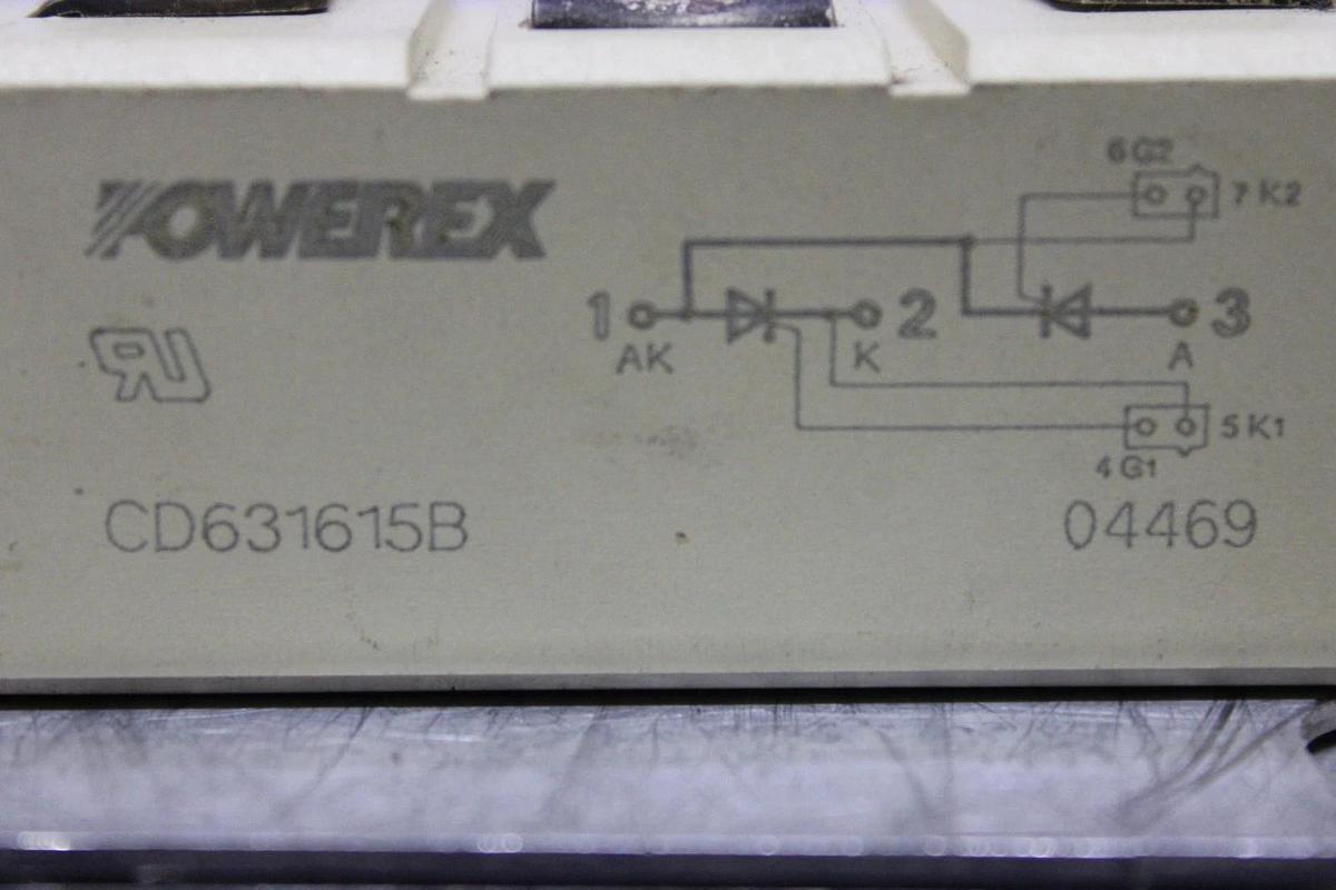 Used POWEREX IGBT POWERBLOCK MODULE CD631615B-04469 **WARRANTY INCLUDED**