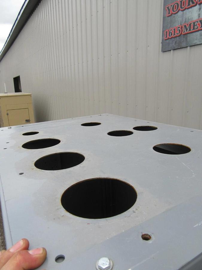 Used 1600 A SQUARE D ENCLOSED 500 VDC QED POWER BREAKER SWITCH NEMA 1 PAF361600DC1286