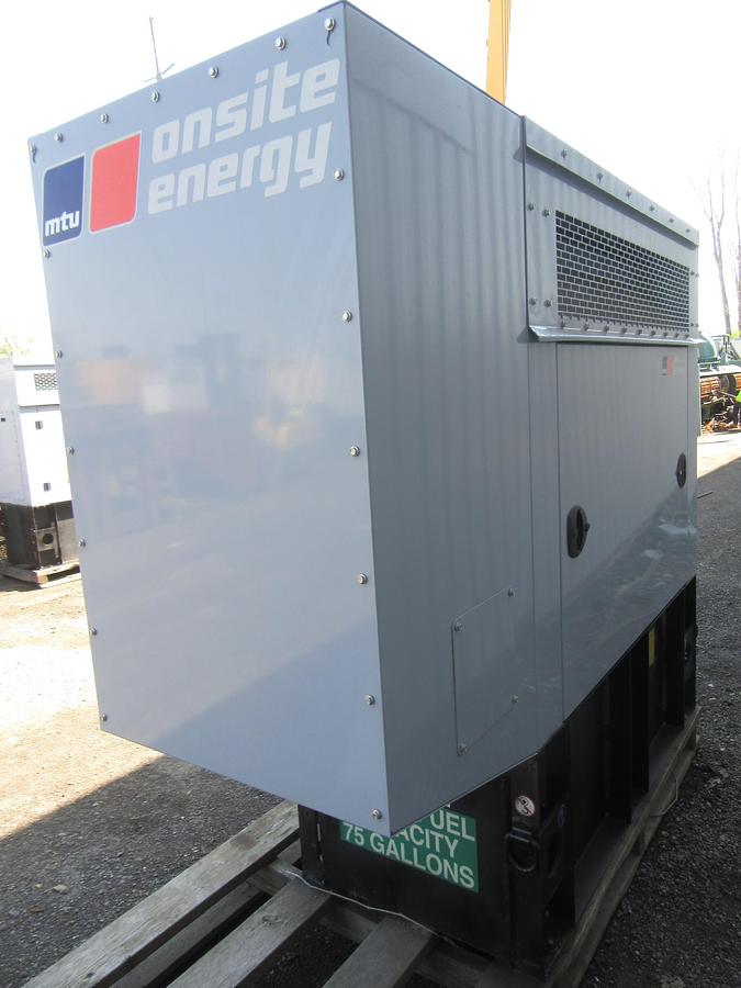 Used 20 KW DIESEL GENERATOR MTU 120/240 V 4LE1 ISUZU SOUND ENCLOSED 258 HRS  VIDEO