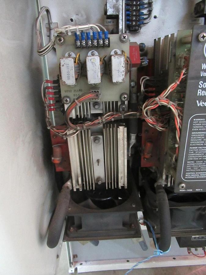 Used WESTINGHOUSE 350 HP 420 AMP SOLID STATE REDUCED VOLTAGE STARTER 480 VAC VECTROL