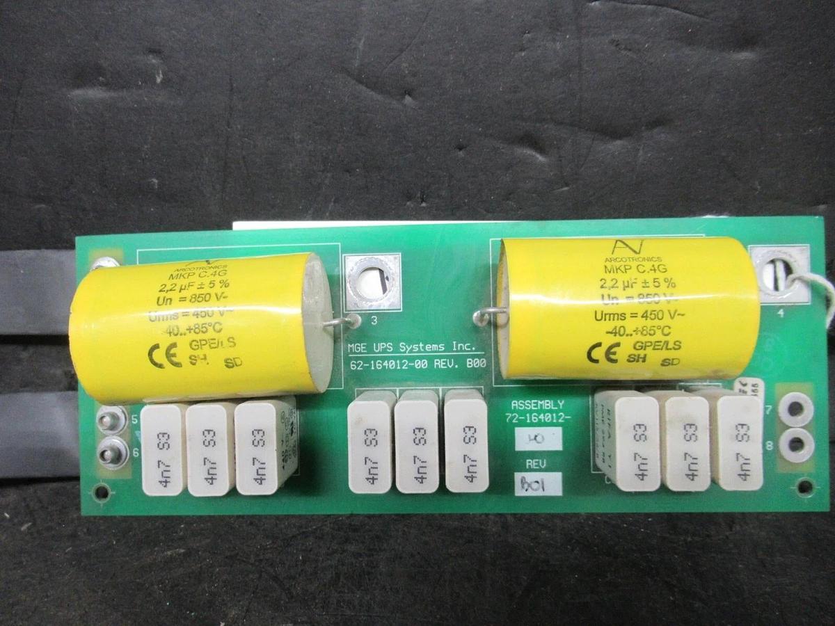 Used MGE UPS CIRCUIT BOARD 62-164012-00 REV B00 ASSY: 72-164012 REV B01 **WARRANTY**