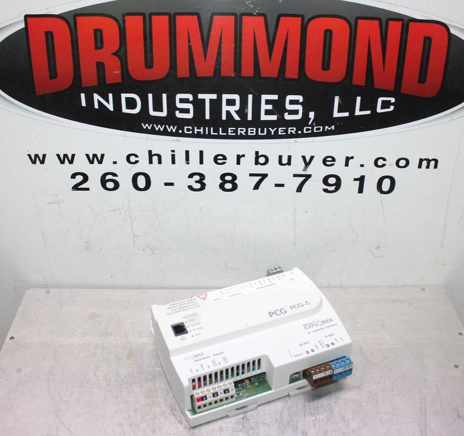 Used JOHNSON CONTROLS PCG UNIVERSAL BINARY CONTROLLER PCG1611 FX-PCG1611-1 REV. W