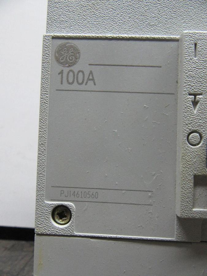 Used GE RECORD PLUS HACR BREAKER FBN36TE100R2 100 AMP 480 VOLT 600Y/347V 3-POLE