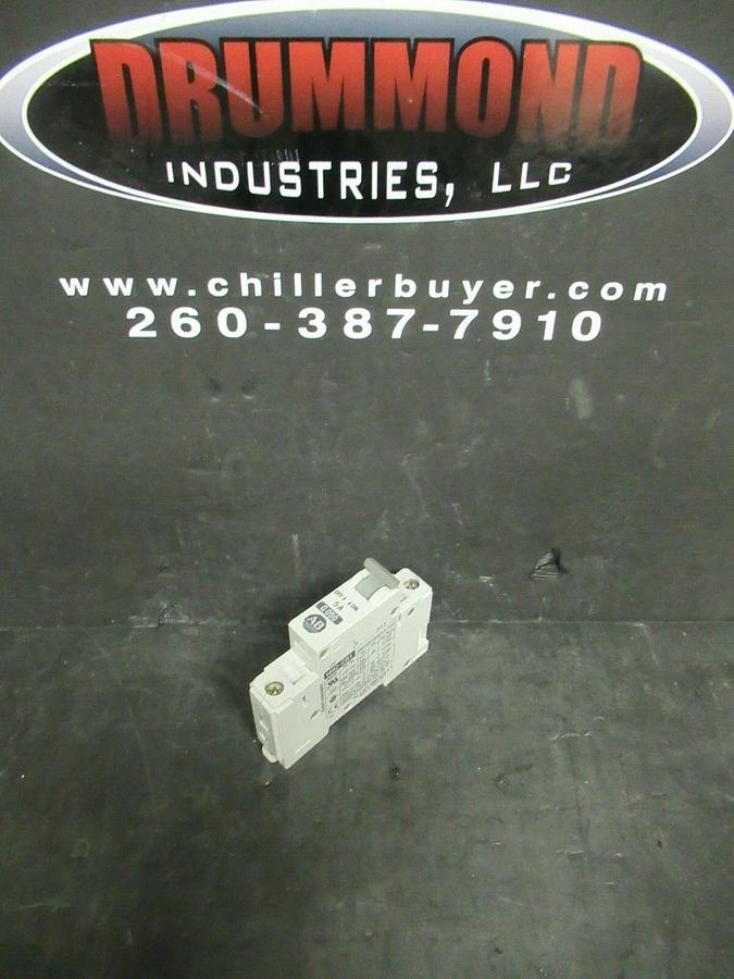 Used 5 AMP AB ALLEN BRADLEY SINGLE POLE BREAKER 1492-CB1 SER. B G050 277 VAC