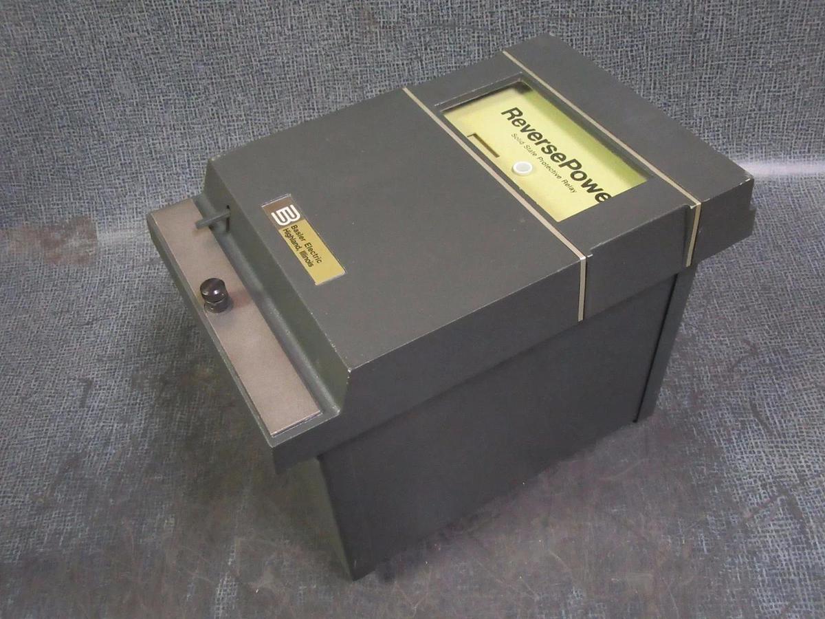 Used BASLER ELECTRIC PRP110 REVERSE POWER SOLID STATE PROTECTIVE RELAY 90556001