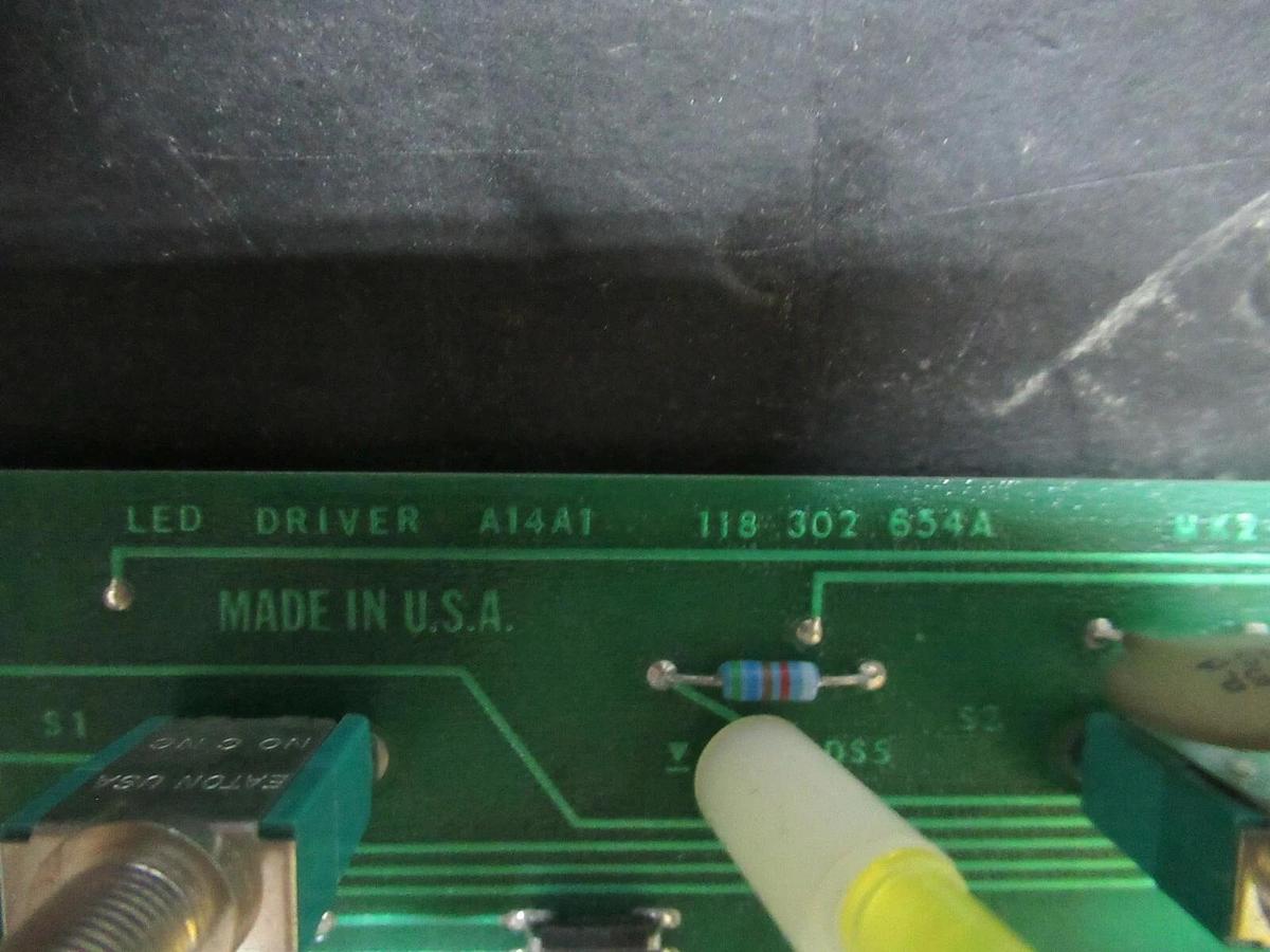 Used EXIDE ELECTRONICS LED DRIVER A14A1 101072384 REV C 118302654 A CIRCUIT BOARD