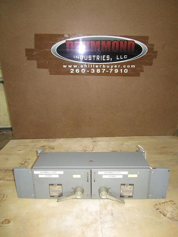 Used WETINGHOUSE FUSE PANELBOARD SWITCH  FDPT3611R 30 AMP 600 VAC 20 HP 3-POLE