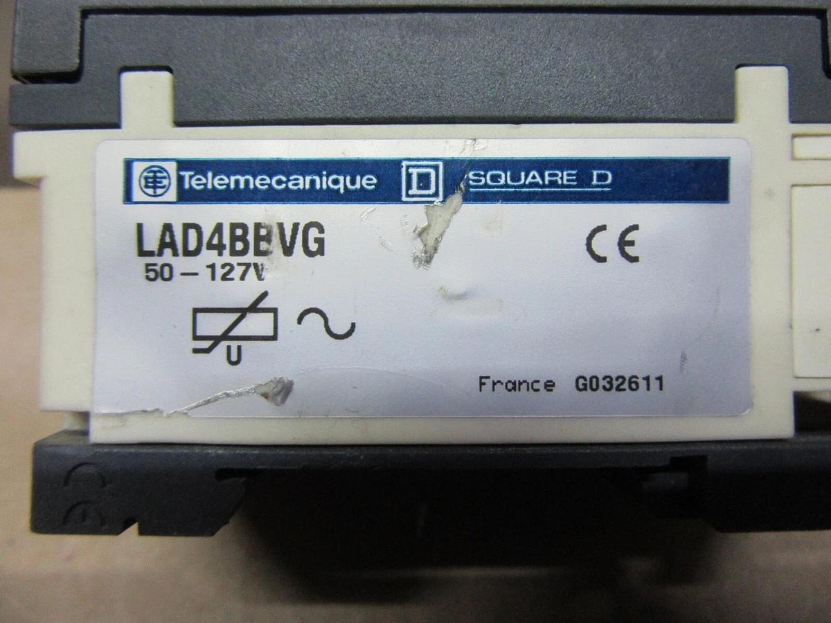 Used LOT OF 2 TELEMECANIQUE CONTACTOR LC1-D09 600 VOLT 25 AMP 7.5 HP
