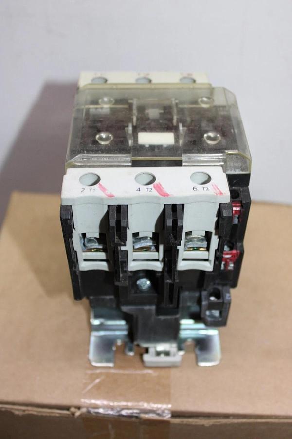 Used RAM INDUSTRIES CONTACTOR RI1D9511 110 AMP 600 VAC 3-POLE COIL: 120 VOLT 60 HP