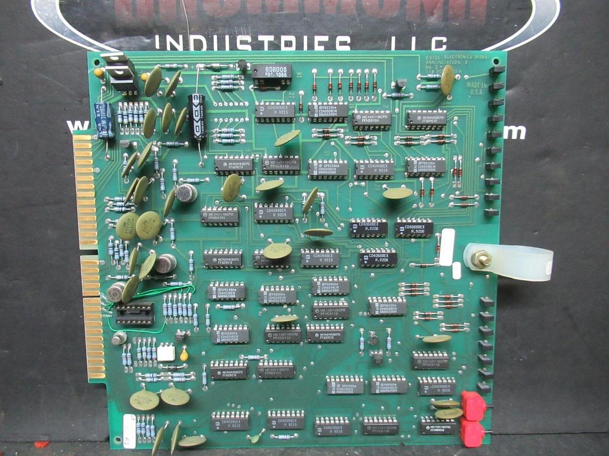 Used EXIDE ANNUNCIATION 2 MK II-U CIRCUIT BOARD 101072381 REV. R3 118302600 REV. A