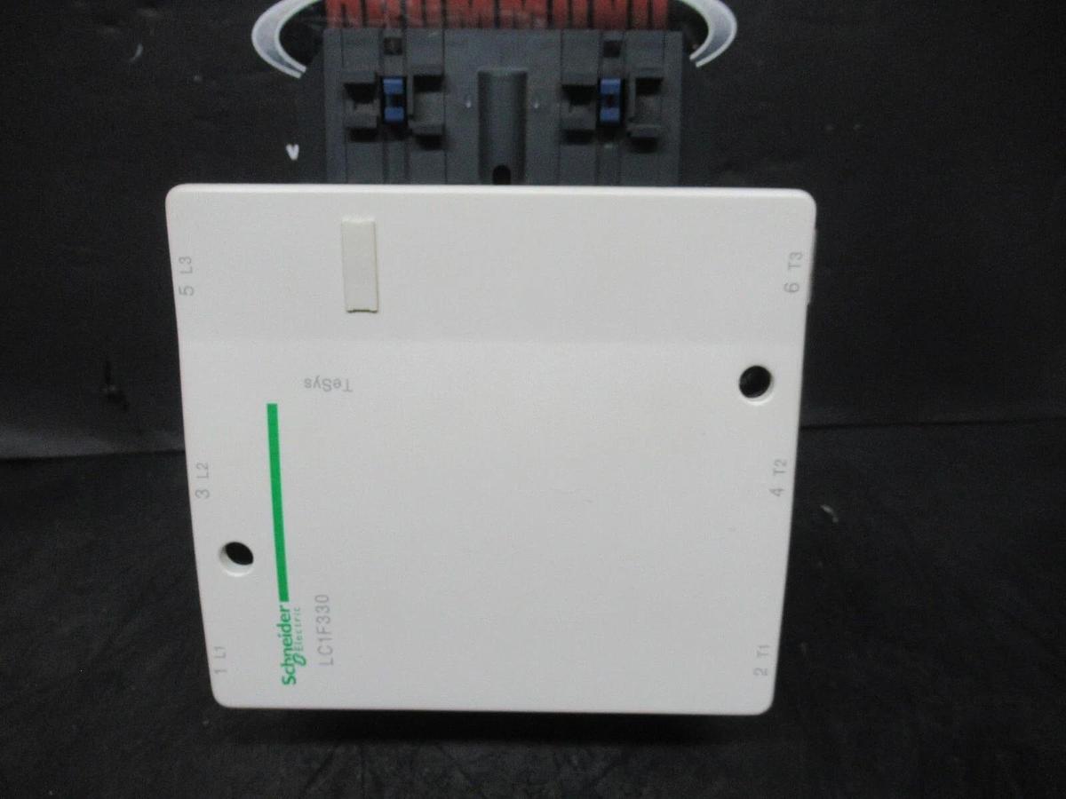 Used SCHNEIDER ELECTRIC CONTACTOR LC1F330 600 VAC 250 HP 400 AMP 3-PHASE 3-POLE