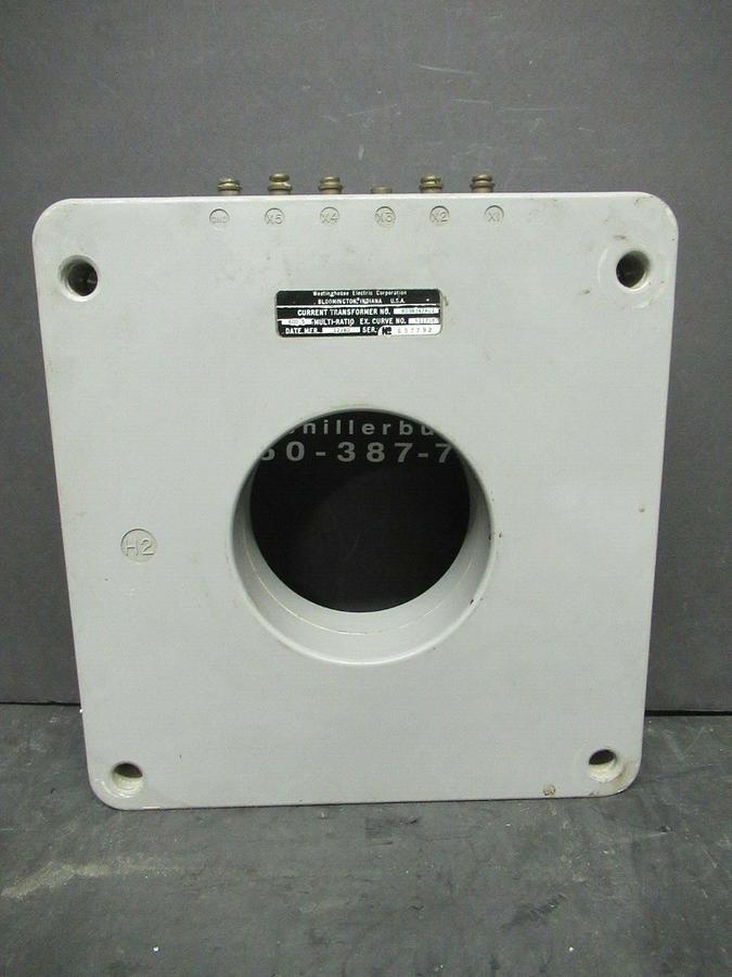 WESTINGHOUSE CURRENT TRANSFORMER 803B347A01 RATIO: 600:5 A