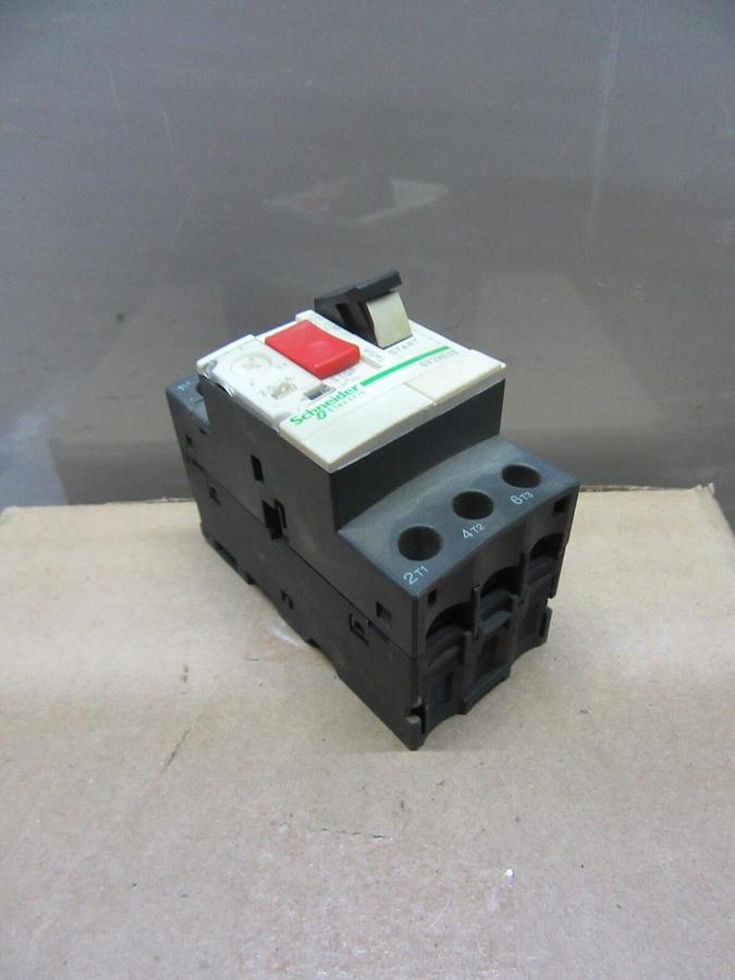 Used SCHNEIDER MANUAL MOTOR STARTER GV2ME08 2.5-4 AMP 600 VAC 3 HP **WARRANTY**