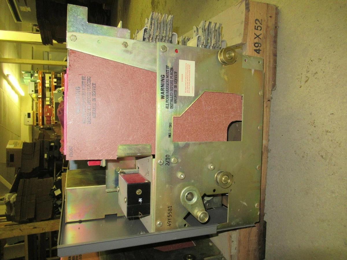 Used WESTINGHOUSE LOW VOLTAGE CIRCUIT BREAKER DS-416 1200A 635V W/ AMPTECTOR I