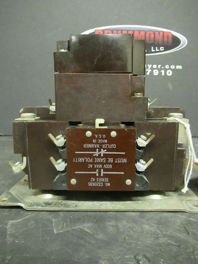 Used 120 AMP CUTLER HAMMER CONTACTOR C832JN6 SER. B1 COIL: 120 VAC **WARRANTY**