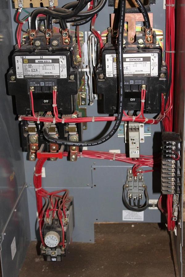 Used SQUARE D MCC STARTER BUCKET MODEL 5 45" SIZE 3 10301735-005.001 *NO DOOR*