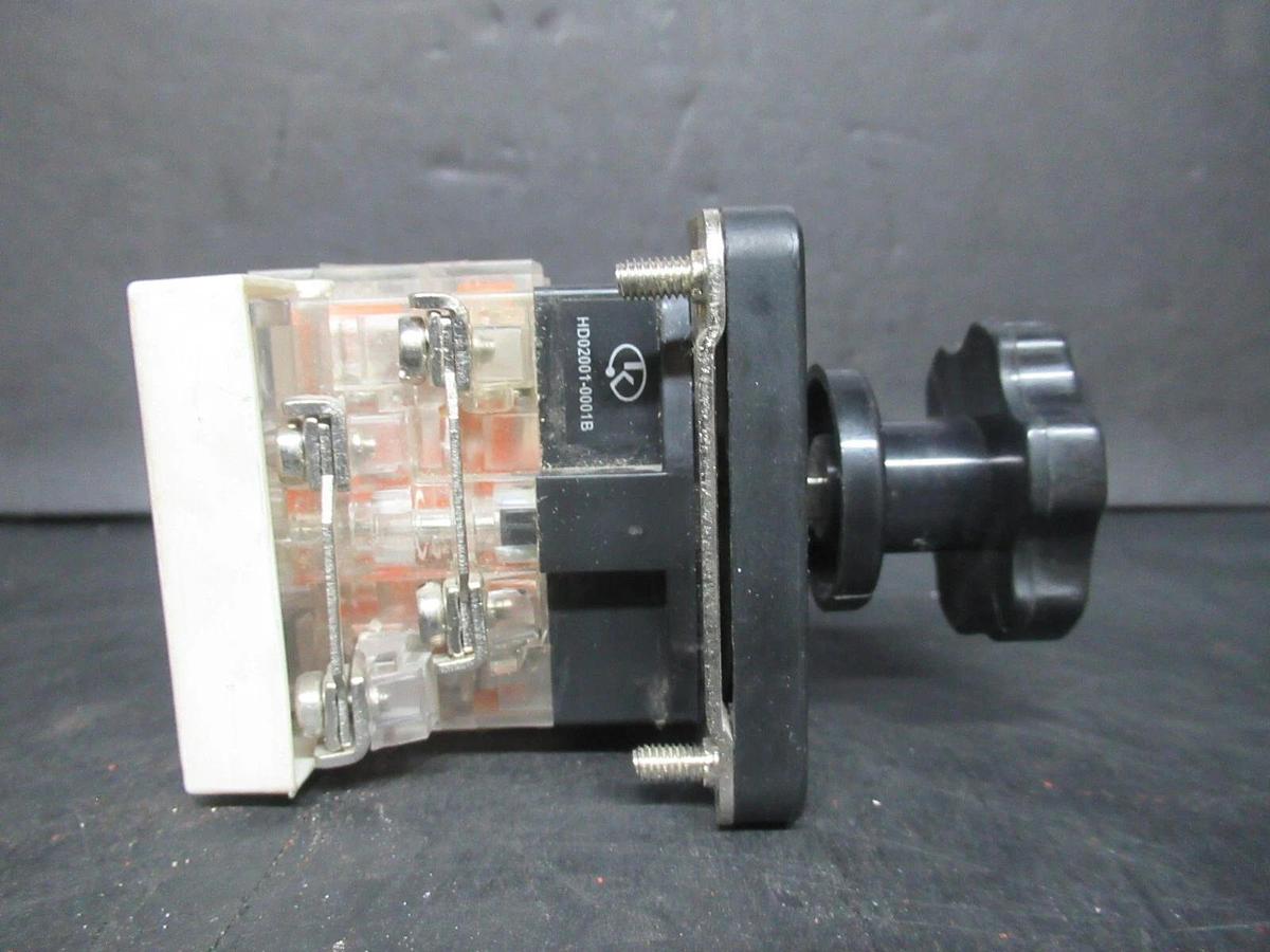 Used KACON CAM AMMETER SELECTOR SWITCH KAM-S1 KAM-CA2 3 PHASE 250 VAC 120 VDC 20 AMP