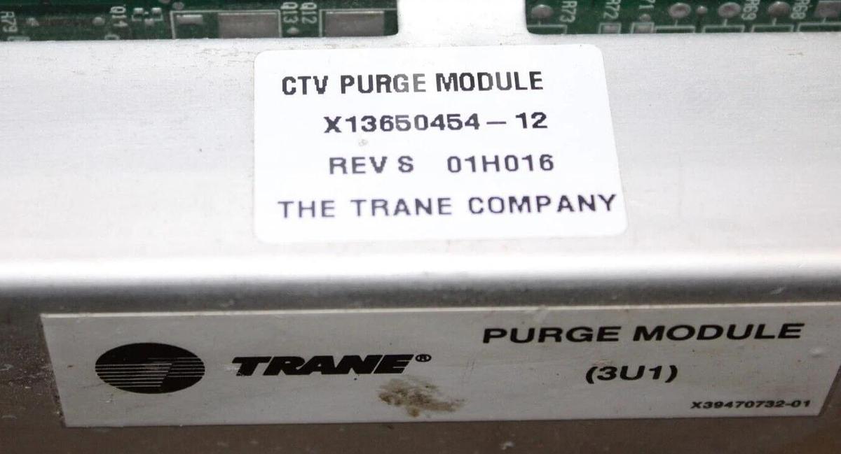 Used TRANE CHILLER CTV PURGE MODULE X13650454-12 REV. S **WARRANTY INCLUDED**