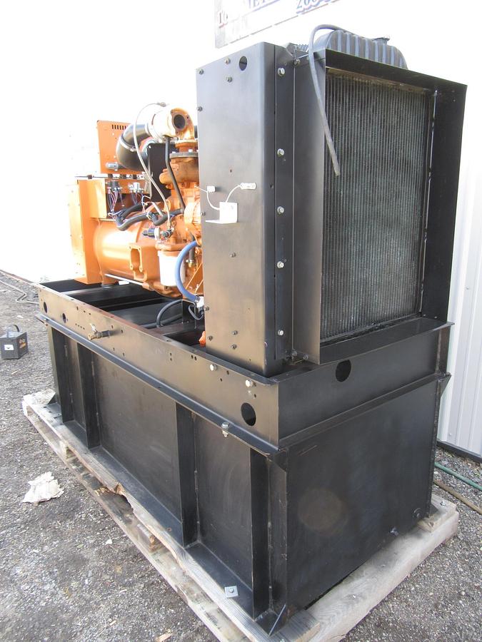 Used 60 KW DIESEL GENERATOR GENERAC 120/240 VOLT SINGLE PHASE 389 HOURS VIDEO WE SHIP