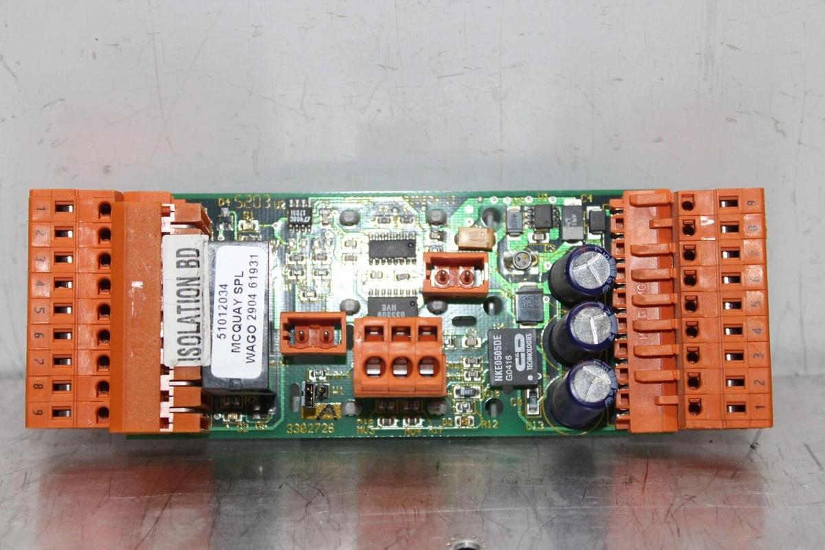 Used MCQUAY MICROTECH II ISOLATION CIRCUIT BOARD 3302726 51012034 **WARRANNTY**