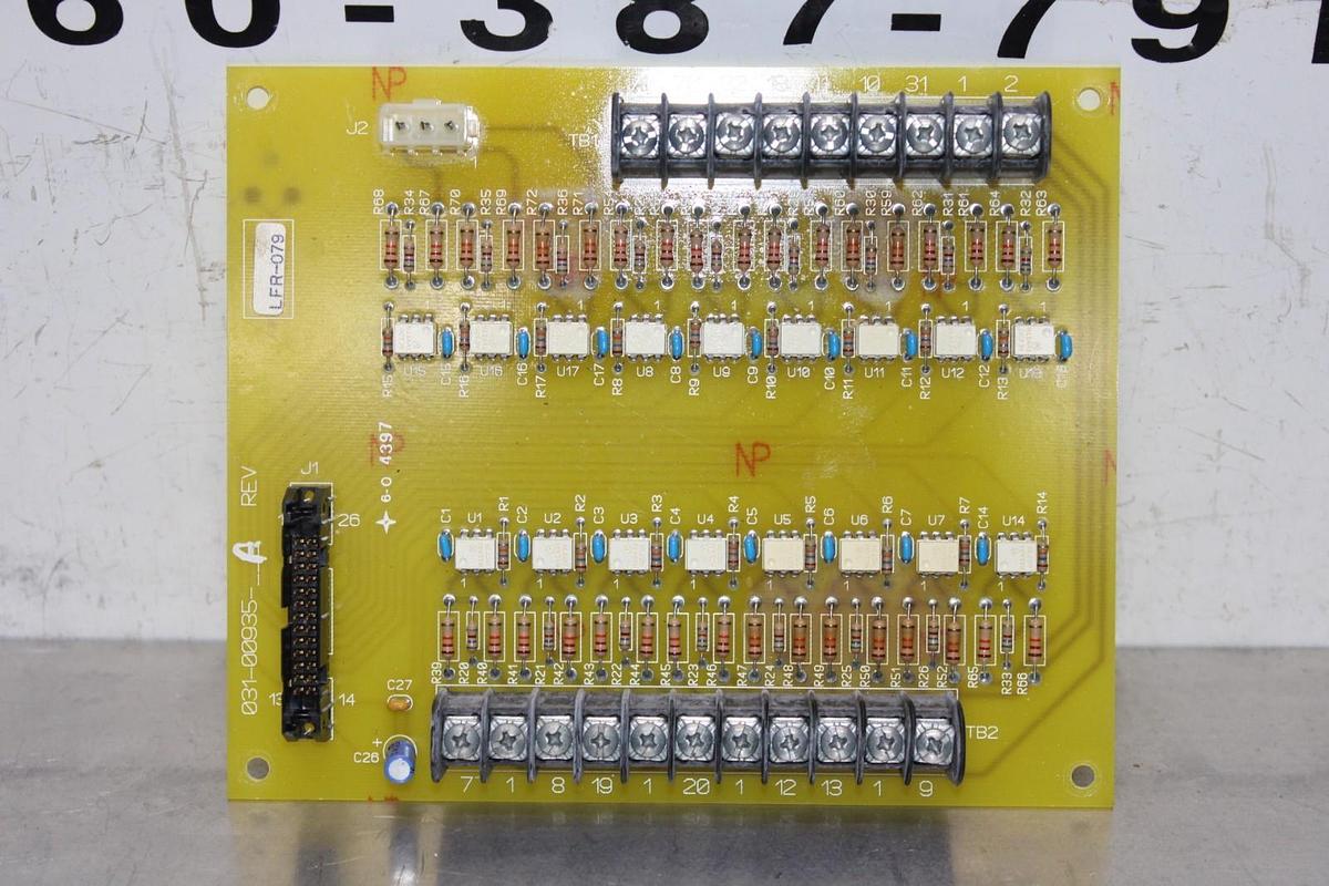Used YORK DIGITAL INTERFACE CIRCUIT BOARD 031-00935 REV. A **WARRANTY**