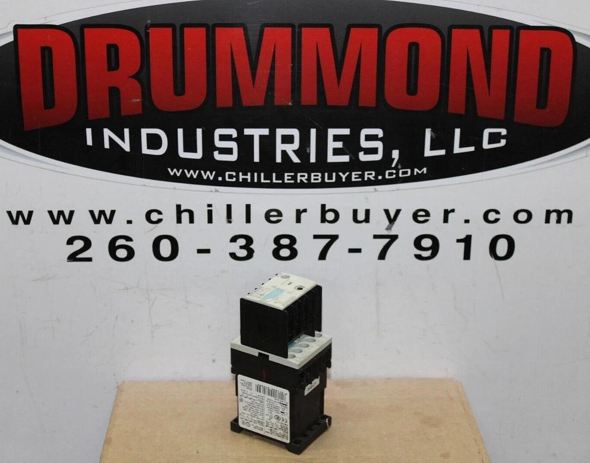 Used SIEMENS CONTACTOR 3RT1016-1AB01 20A 600V 5HP W/ 3RT1916-2CG11 TIME DELAY RELAY