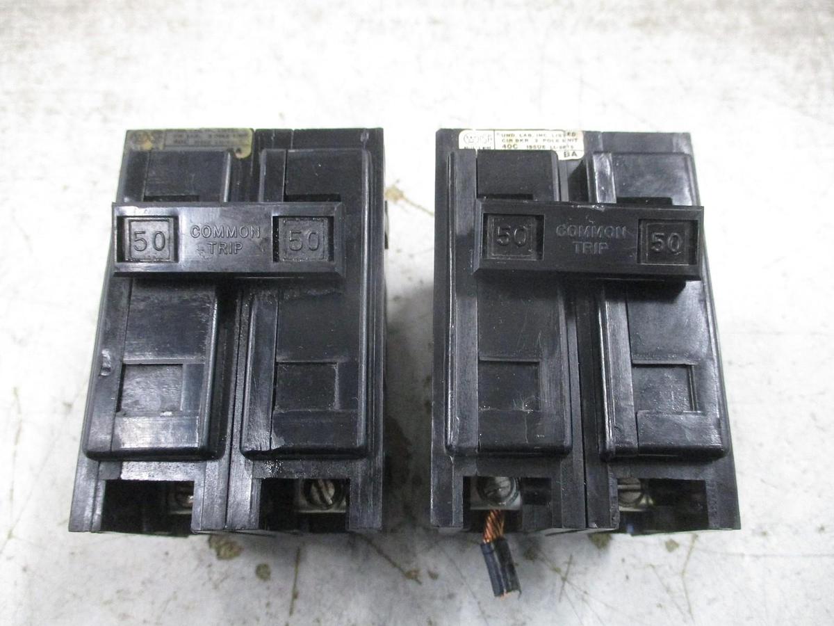 Used SQUARE D BREAKER 15 AMP 600 VAC 2 POLE MODEL FAL26015 SER 2 W/ LUGS **WARRANTY**