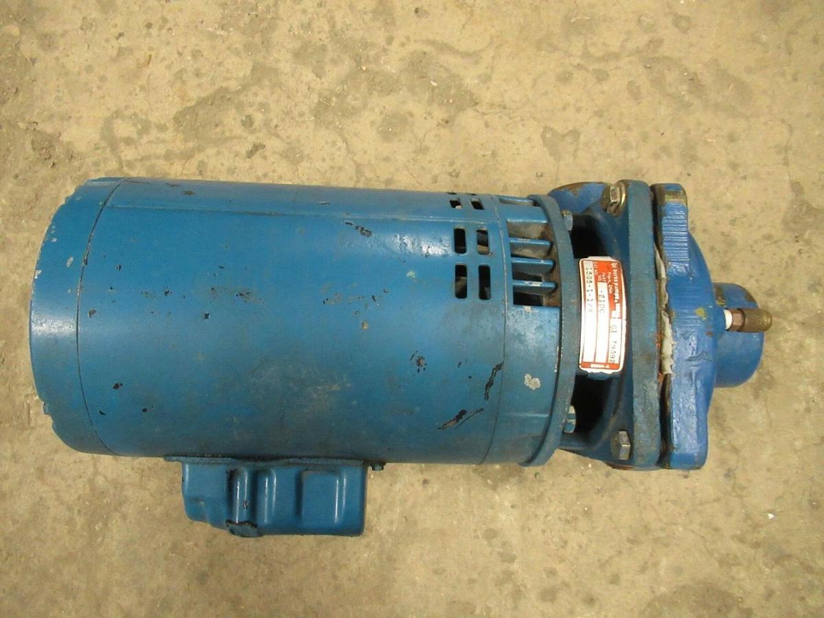 Used BURKS CIRCULATION PUMP 15G5 15G5-1-1/4 1.5 HP 115/208-230 VOLTS 3450 RPM 09675