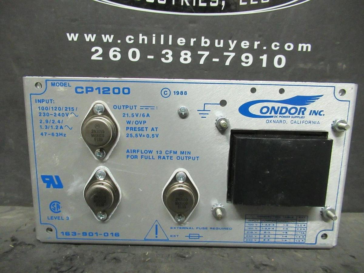NEW SURPLUS CONDOR CP1200 DC POWER SUPPLY 120/240 VAC TO 21.5 VDC @ 6 AMPS
