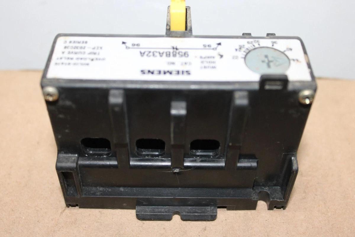 Used SIEMENS OVERLOAD RELAY 958BA32A 22-44 AMP 3-PHASE 600 VOLT **WARRANTY**