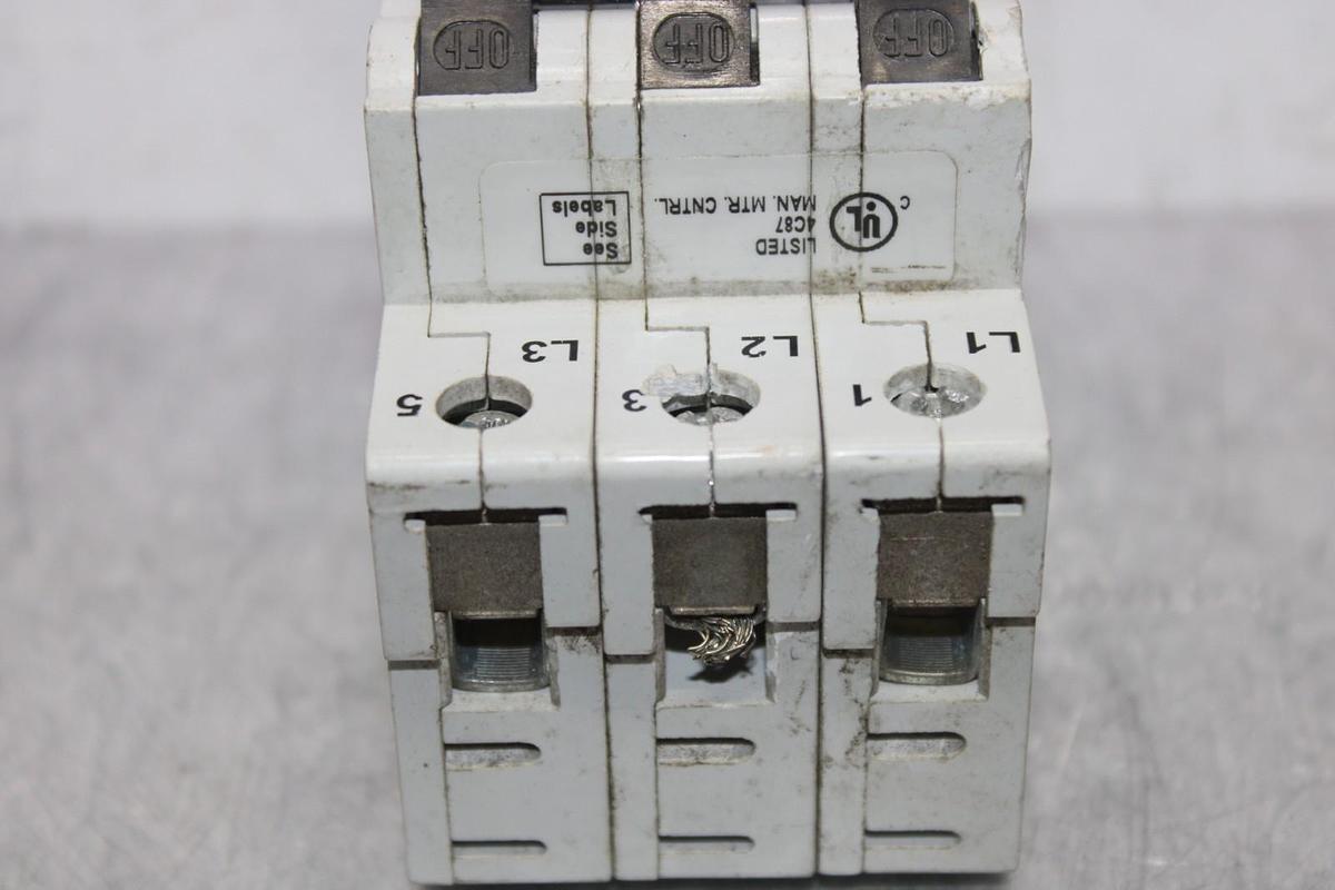 Used ABL SURSUM CIRCUIT BREAKER MA1.6U 480/277 VOLT 1.6 AMP VDE-0660 *WARRANTY*