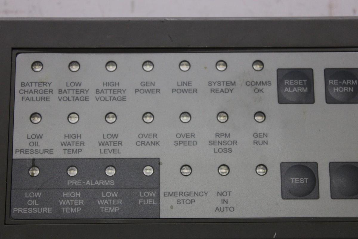 Used GENERAC GENERATOR ANNUNCIATOR AND ALARM MODULE 0G4525A REV. C **WARRANTY**