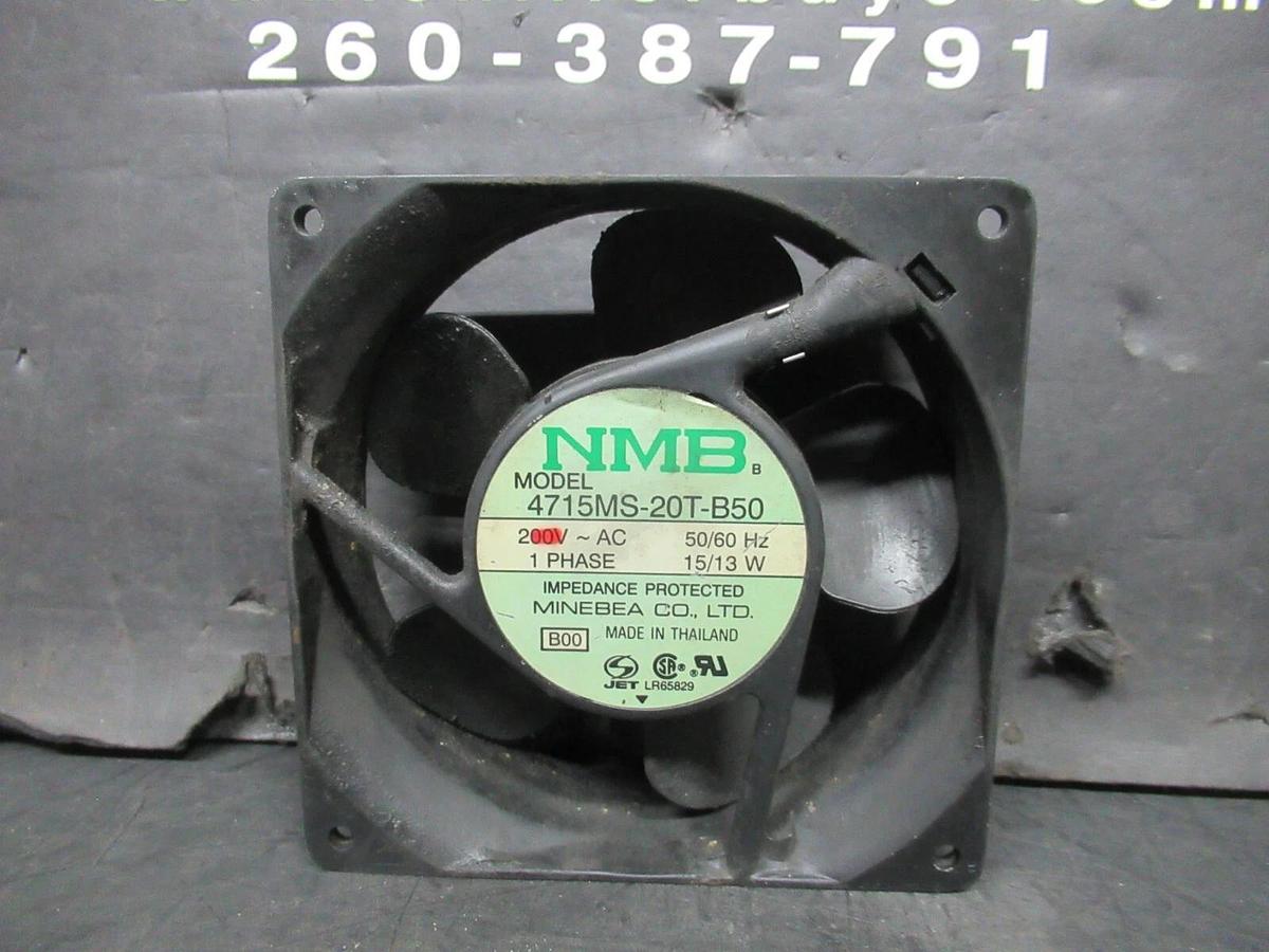 Used NMB AXIAL FAN 4715MS-20T-B50 200 VAC 50/60 HZ SINGLE PHASE 15 WATT **WARRANTY**