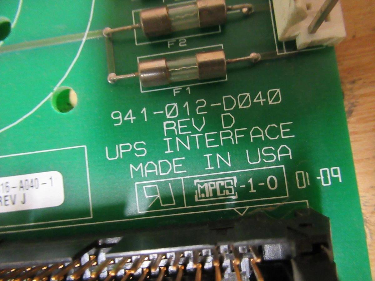 Used INTERNATIONAL POWER SYSTEMS INTERFACE BOARD 941-012-D040 REV. D *WARRANTY*