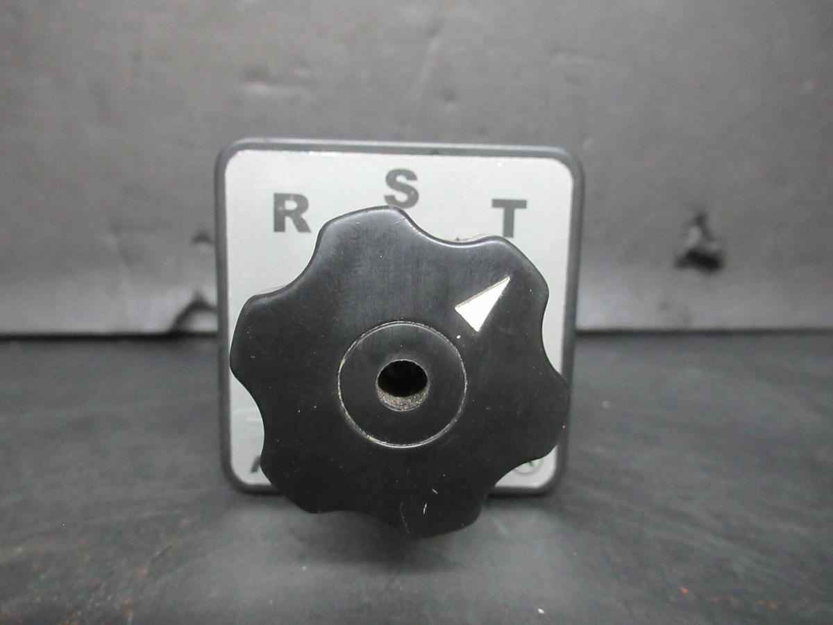 Used KACON CAM AMMETER SELECTOR SWITCH KAM-S1 KAM-CA2 3 PHASE 250 VAC 120 VDC 20 AMP
